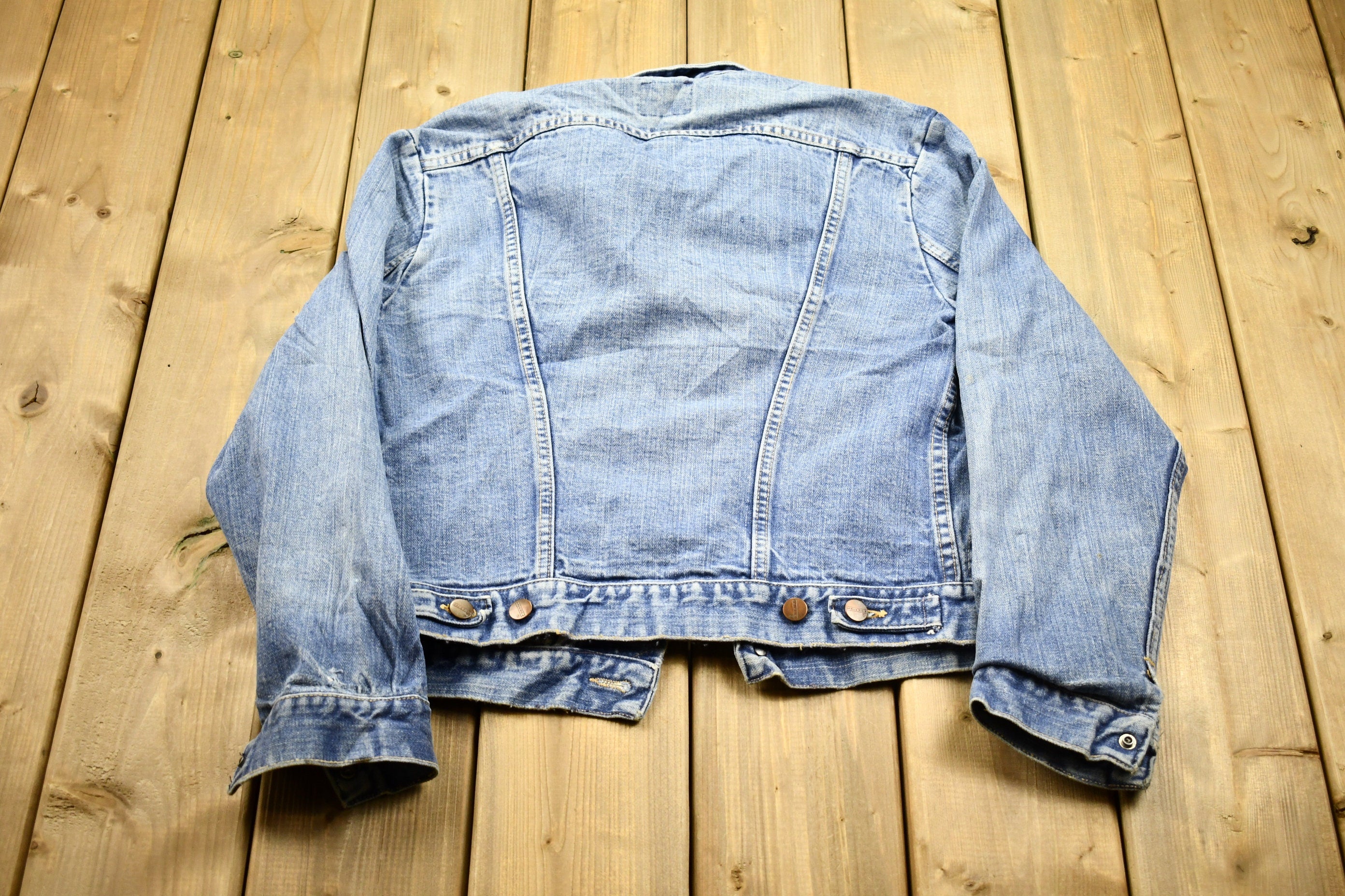 Vintage 1960s Maverick Blue Bell Denim Jean Jacket