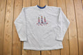 Vintage 1990s Cute Lighthouse Crewneck Sweatshirt