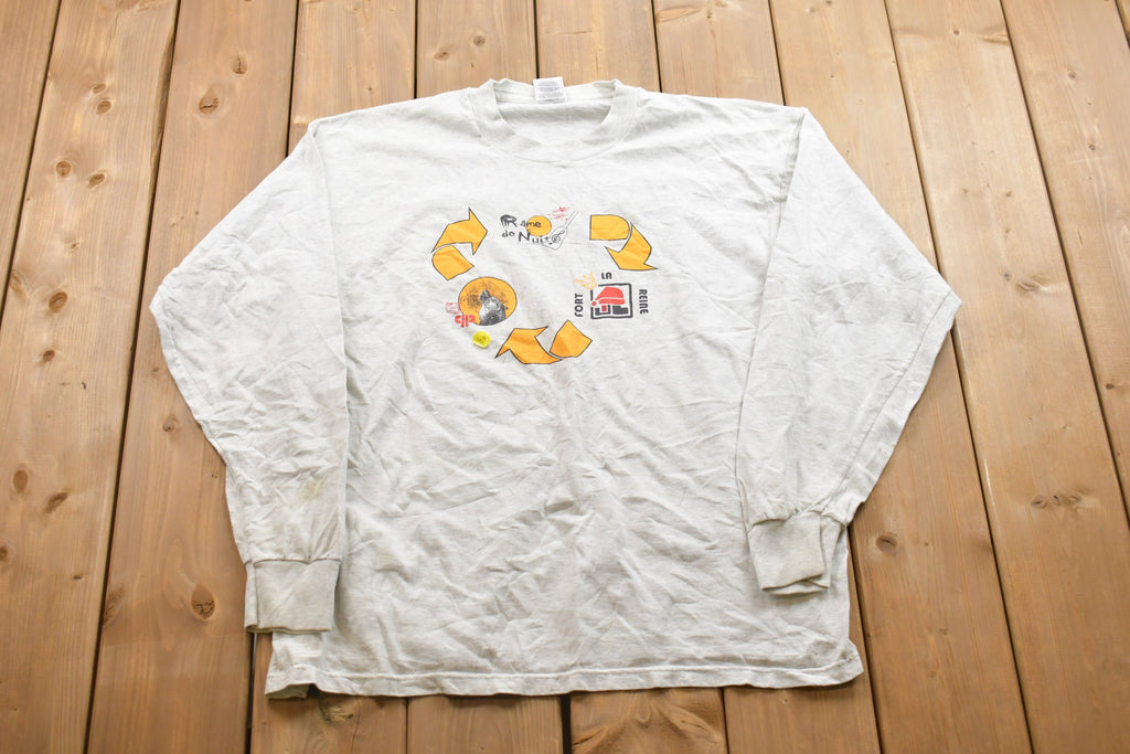 Vintage 1990s Recycling Long Sleeve Shirt