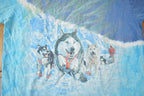 Vintage 1990s Wolf Pack Tye Dye Graphic T-Shirt