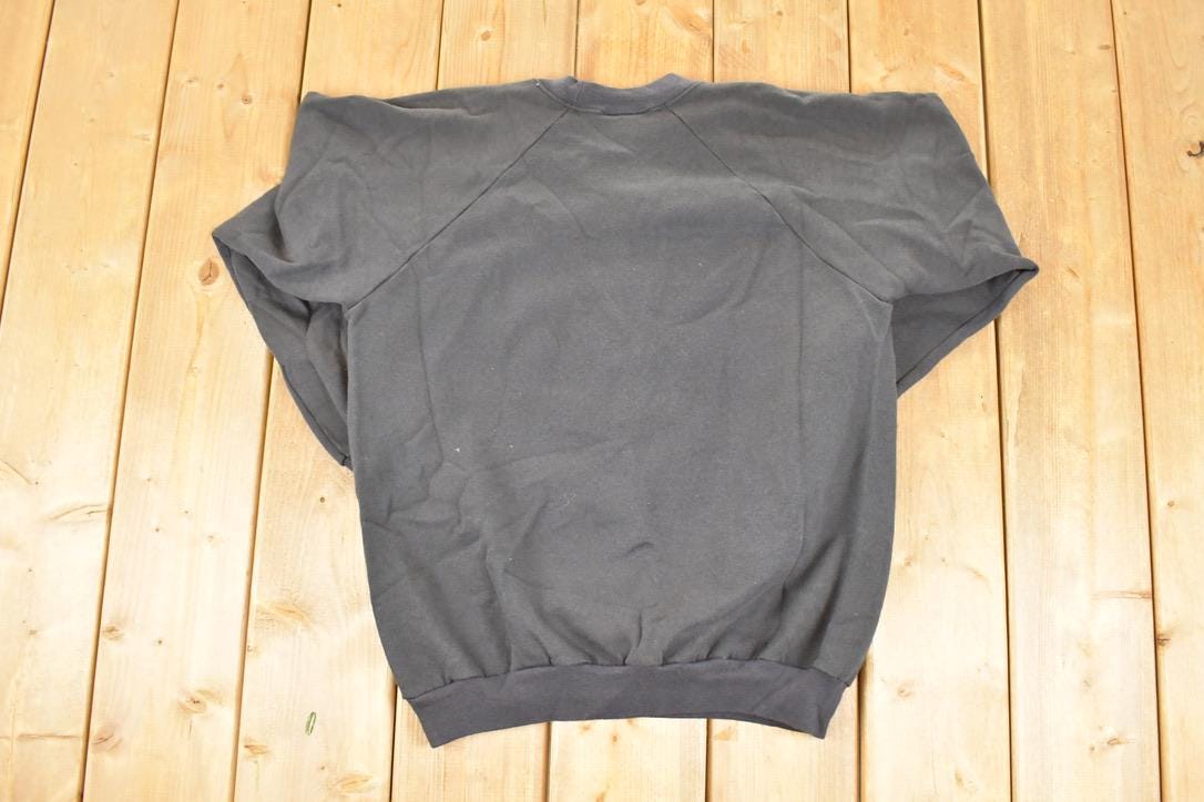 Vintage 1990 The Simpsons Santa Bart Simpson Peace On Earth Man Christmas Crewneck Sweatshirt Men's M