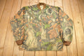 Vintage 1990s IDEAL Tree Camo Windbreaker Bomber Jacket