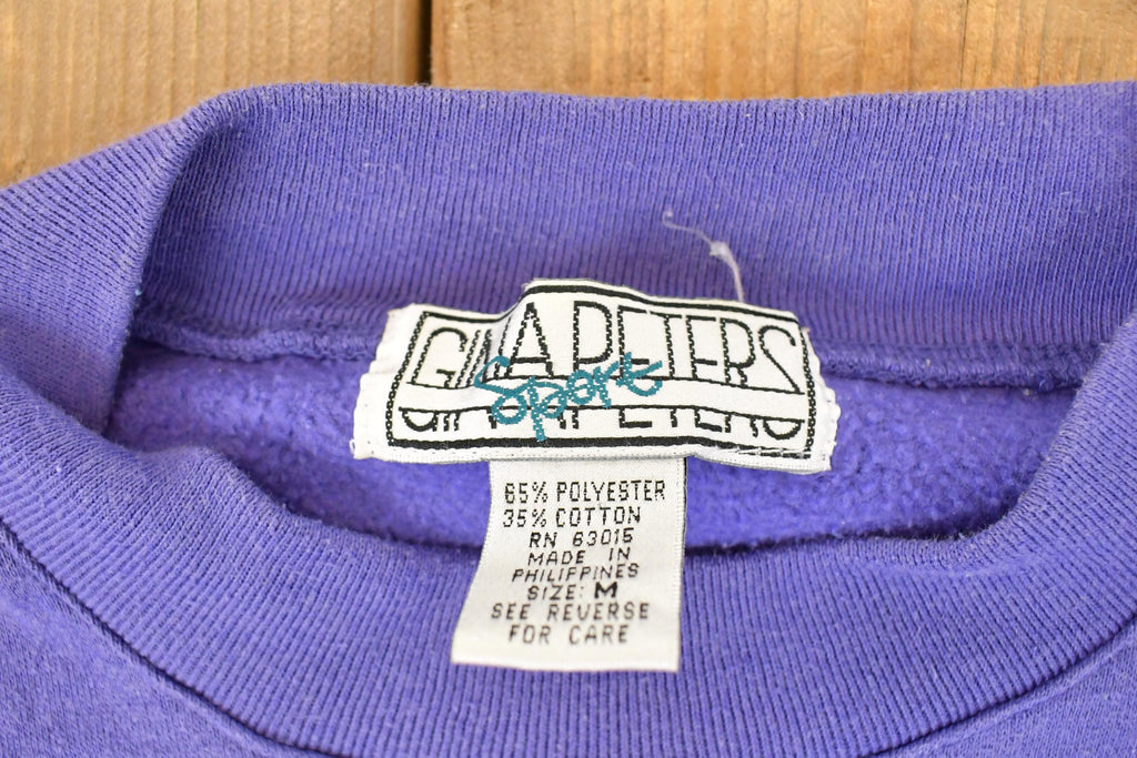Vintage 1990s Gina Peters Embroidered Floral Crewneck Sweatshirt Womens L