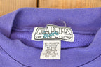 Vintage 1990s Gina Peters Embroidered Floral Crewneck Sweatshirt Womens L