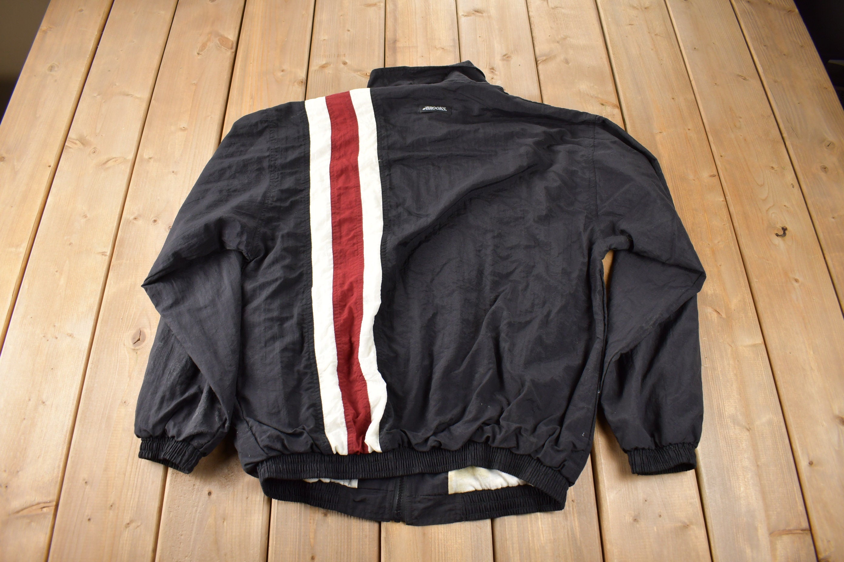 Vintage 1990s Brooks Jogging Windbreaker Jacket Size M