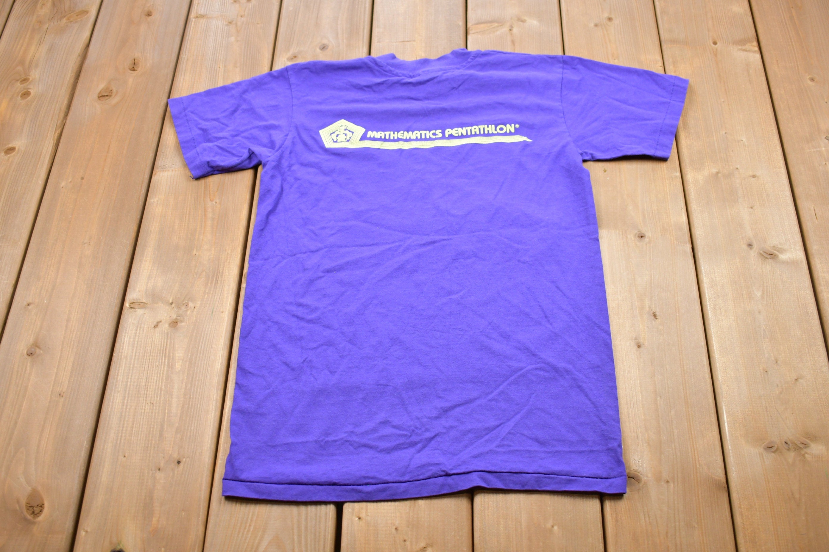 Vintage 1990s Math's Rock & Roll Graphic T-Shirt