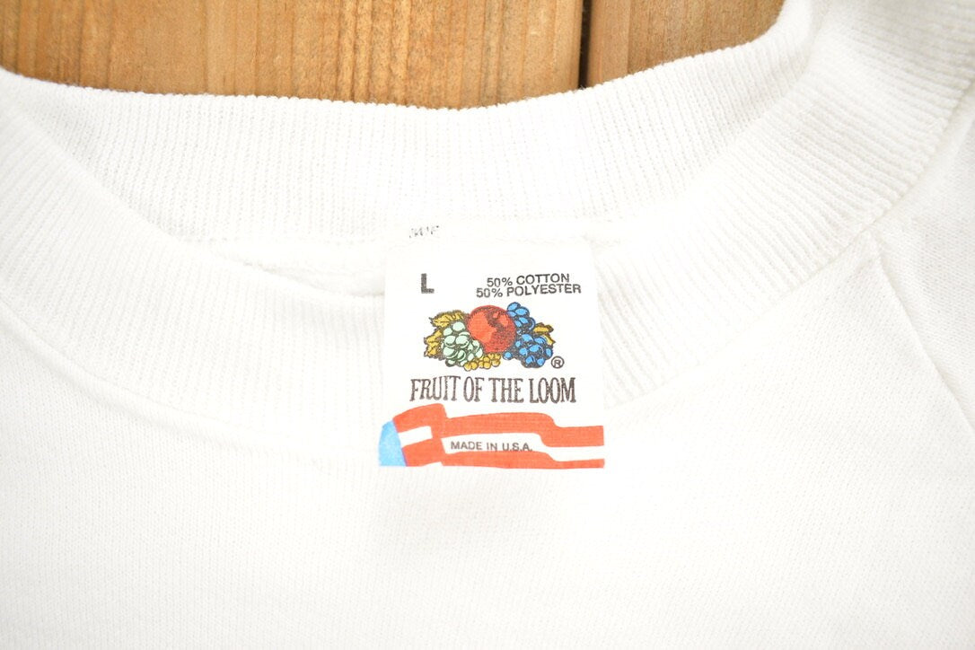 Vintage 1990s Greenwood Raceway Park Graphic Crewneck Sweatshirt