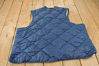 Vintage 1980s Diamond Quilt Vest Size L-XL