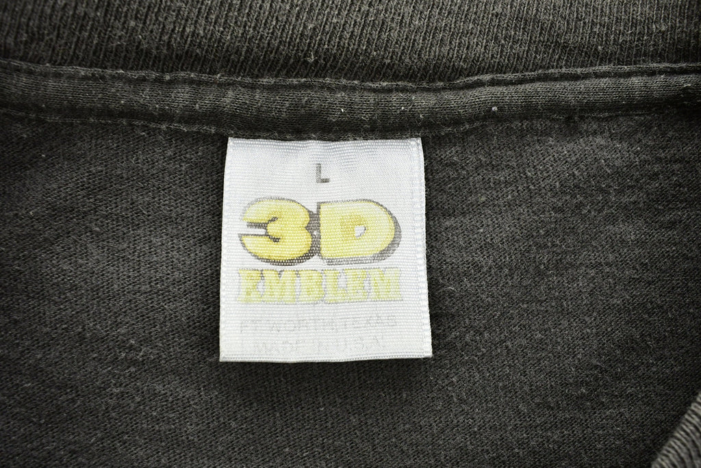 Vintage 1989 Harley Davidson Motorcycles "Street Tough" 3D Emblem T-Shirt