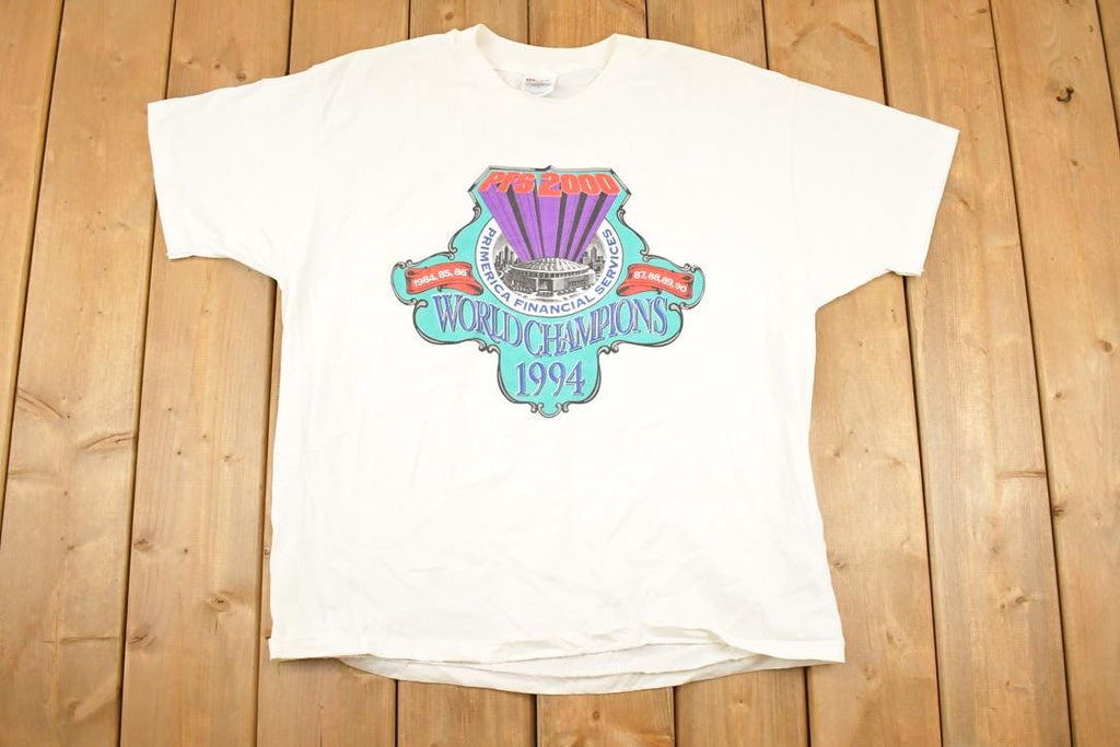 Vintage 1994 Primerica Financial World Championships Souvenir Travel T-Shirt Men's XL