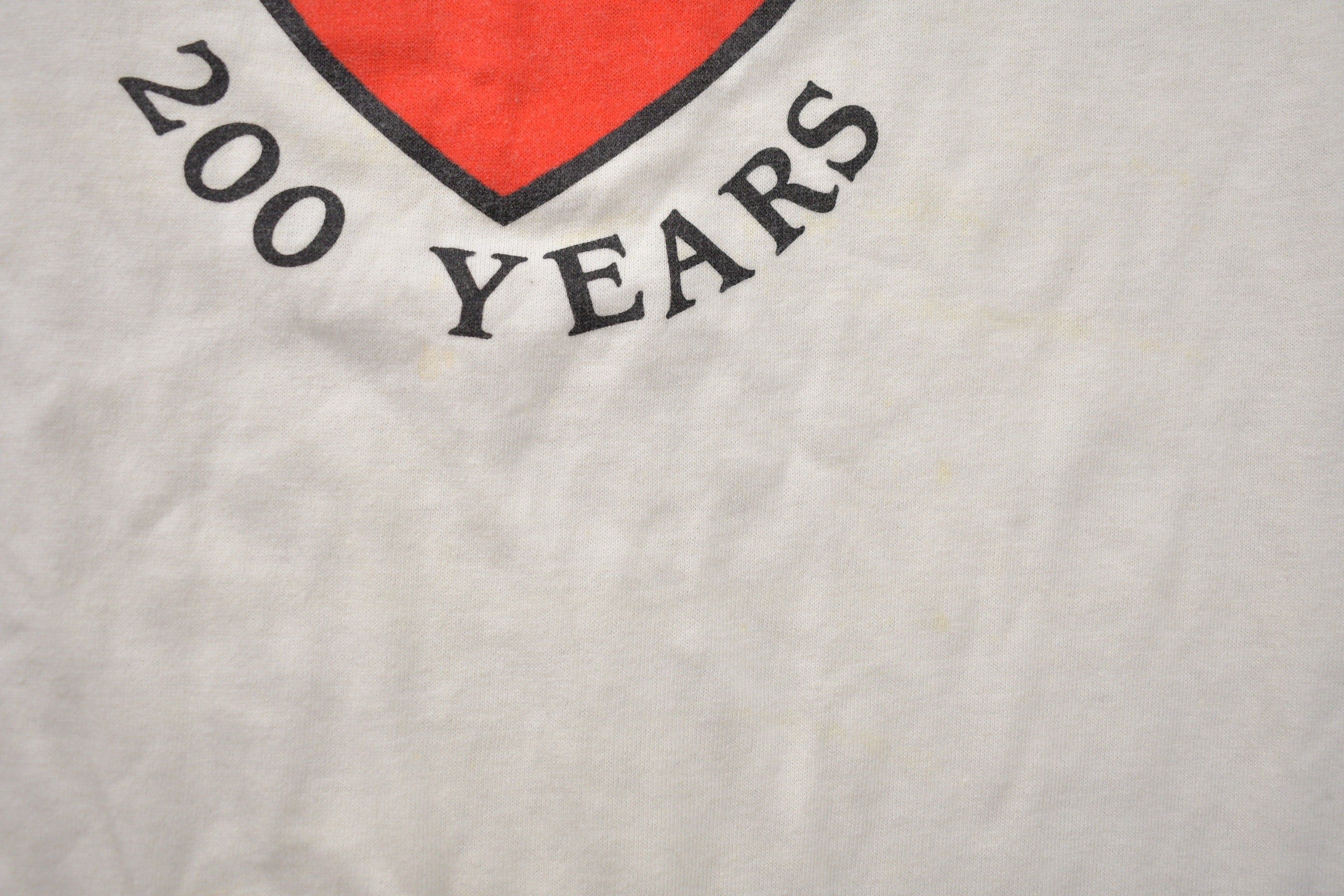 Vintage 1985 University of New Brunswick Collegiate Ringer T-Shirt