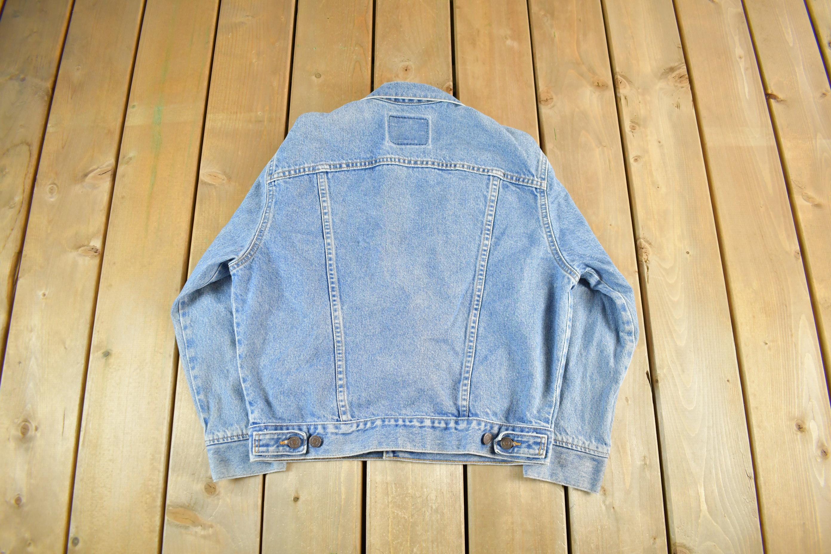 Vintage 1990s Levi's Denim Jean Trucker Jacket Men's S-M