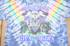 Vintage 1998 Myrtle Beach Bike Week Tie Dye T-Shirt