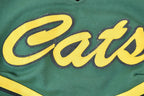 Vintage 1970s Cats Cheerleading Embroidered Outfit Jersey