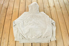 Vintage 1990s Woodland Blank Grey Thermal Lined Hoodie Men's XL