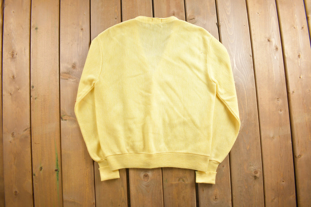 Vintage 1980s Edgeworth Knit Cardigan Sweater