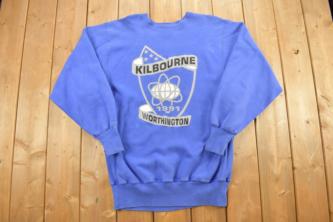 Vintage 1991 Kilbourne Worthington Soccer Champion Crewneck