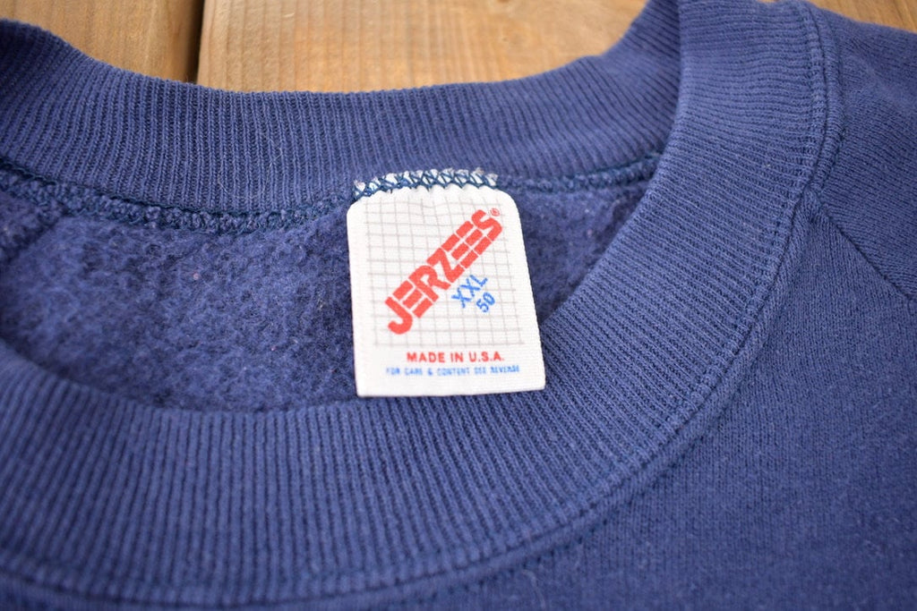 Vintage 1990 Jerzees Night Eagle Crewneck Sweatshirt