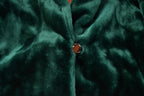Vintage 1970s Novelti Green Acrylic Faux Fur Coat Women's XL