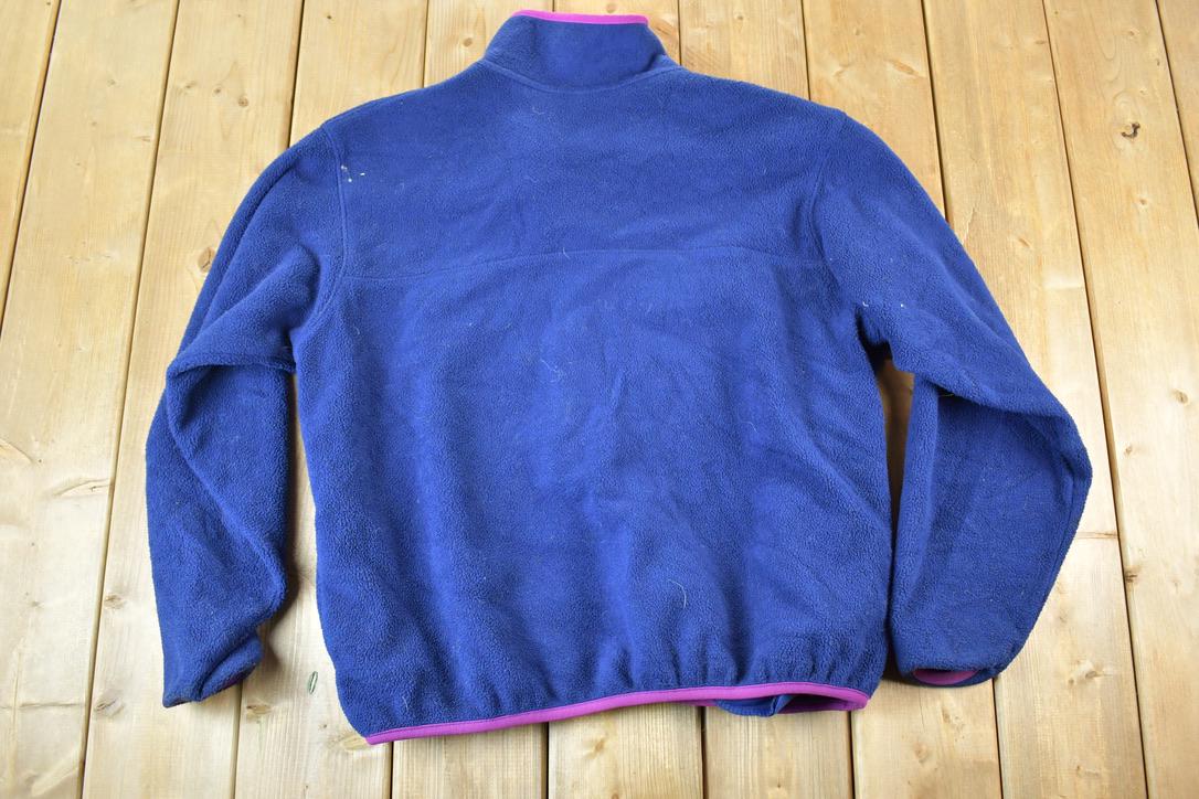 Vintage 1990s Lands End Fleece Outdoorsman Sweater Mens L