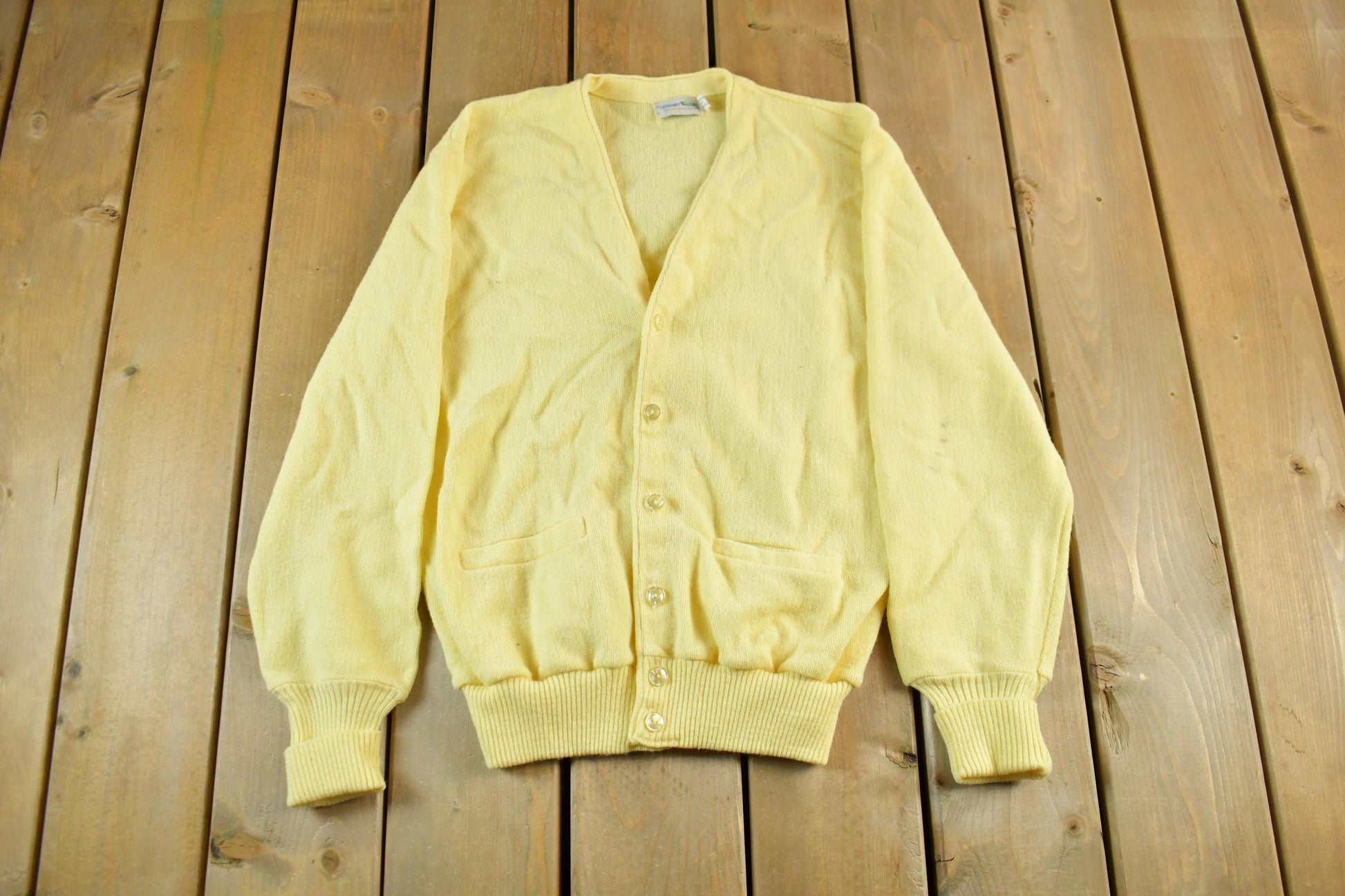 Vintage 1990s Boundary Waters Knit Cardigan Sweater Adult Small