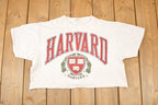 Vintage 1990s Harvard Veritas Collegiate T-Shirt Women's XL Cropped