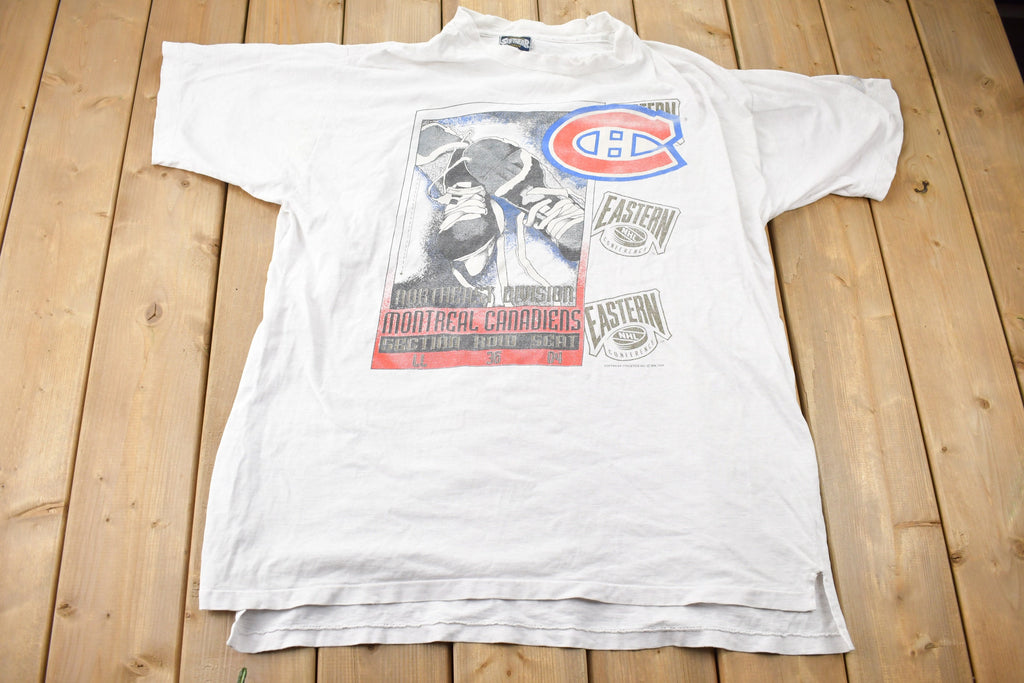 Vintage 1994 Montreal Canadiens Softwear Athletics NHL Graphic T-Shirt