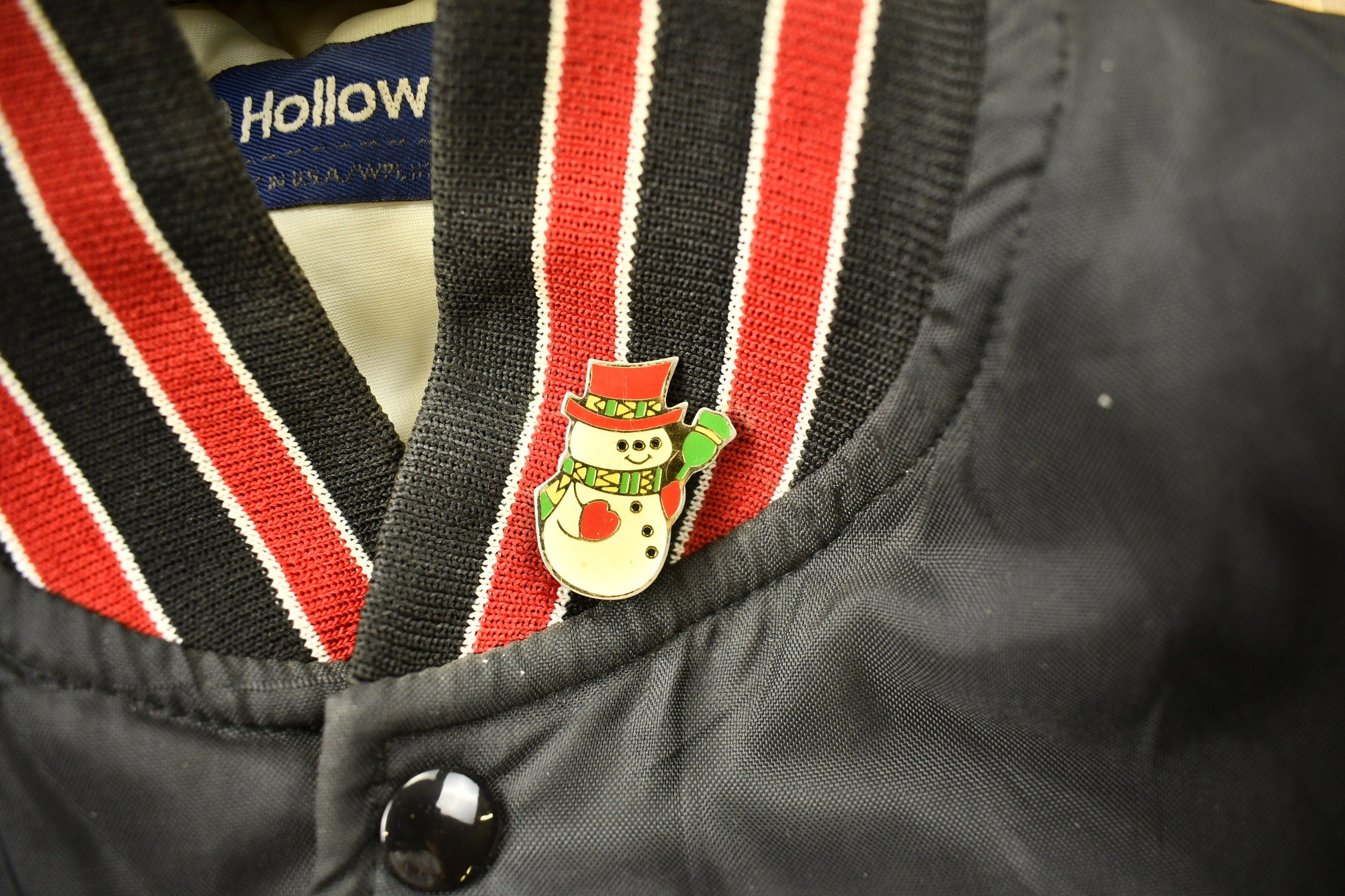 Vintage 1980s Saginaw Stearing Gear Satin Bomber Jacket