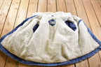 Vintage 1990s Brittania Outerwear Sherpa Lined Denim Jacket