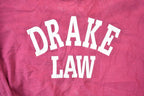 Vintage 1990s Drake Law University Collegiate Crewneck  Embroidered  NCAA Sweatshirt  Sportswear  Americana
