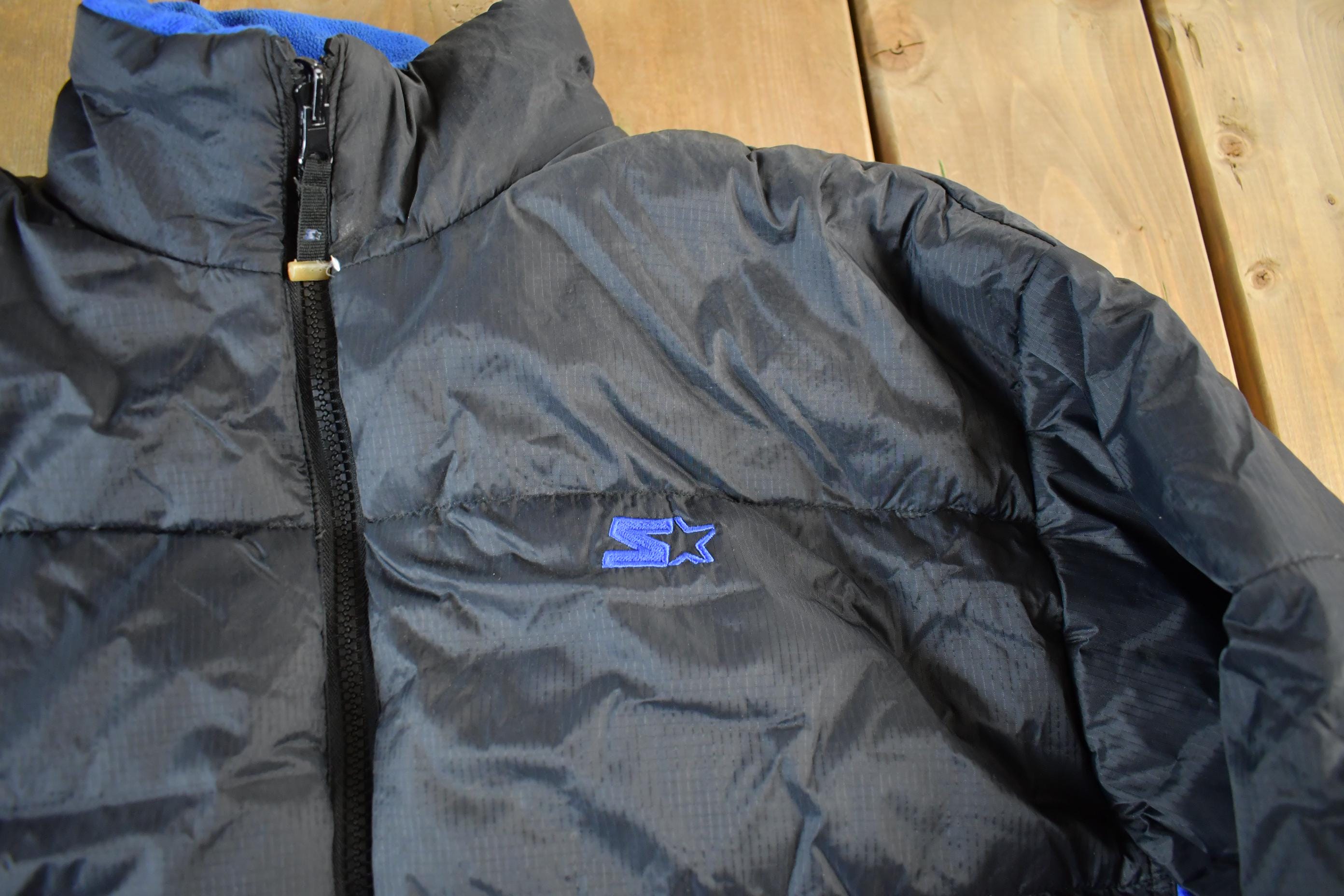 Vintage 2000s Starter Down Puffer Jacket Men's Medium