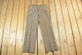 Vintage 1960s Plaid Pleated Dress Pants