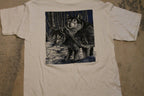 Vintage 1990s Wolf Theme T Shirt