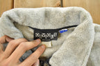 Vintage 1990s Nature All Over Print Full Zip Fleece Sweater Jacket Men's Medium