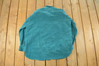 Vintage 1990s L.L. Bean Chamois Cloth Button Up Shirt Men's L