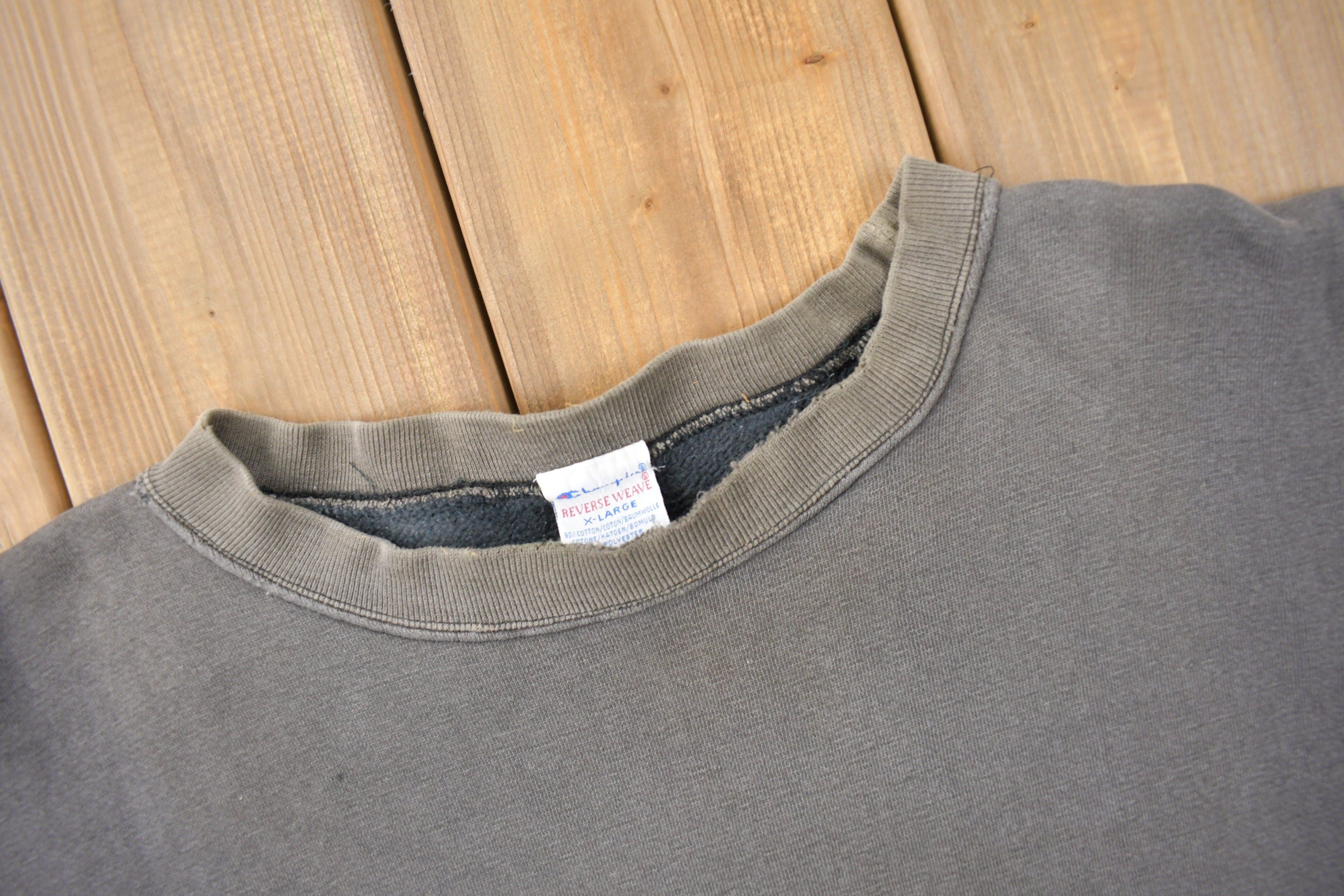 Vintage 1990s Champion Reverse Weave Embroidered Crewneck Sweatshirt