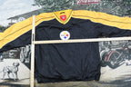 Vintage 1990s Pittsburgh Steelers NFL Pullover Windbreaker