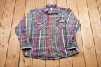 Vintage 1990s Osh Kosh Plaid Button Up Shirt