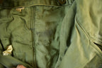 Vintage WW2 Military Button Up Trench Coat Long Medium
