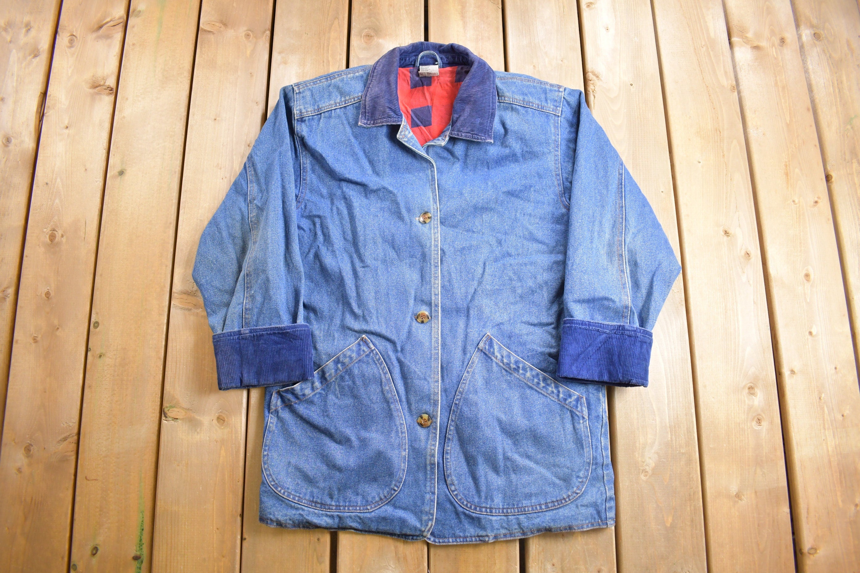 Vintage 1990s Out Brook Denim Jean Jacket