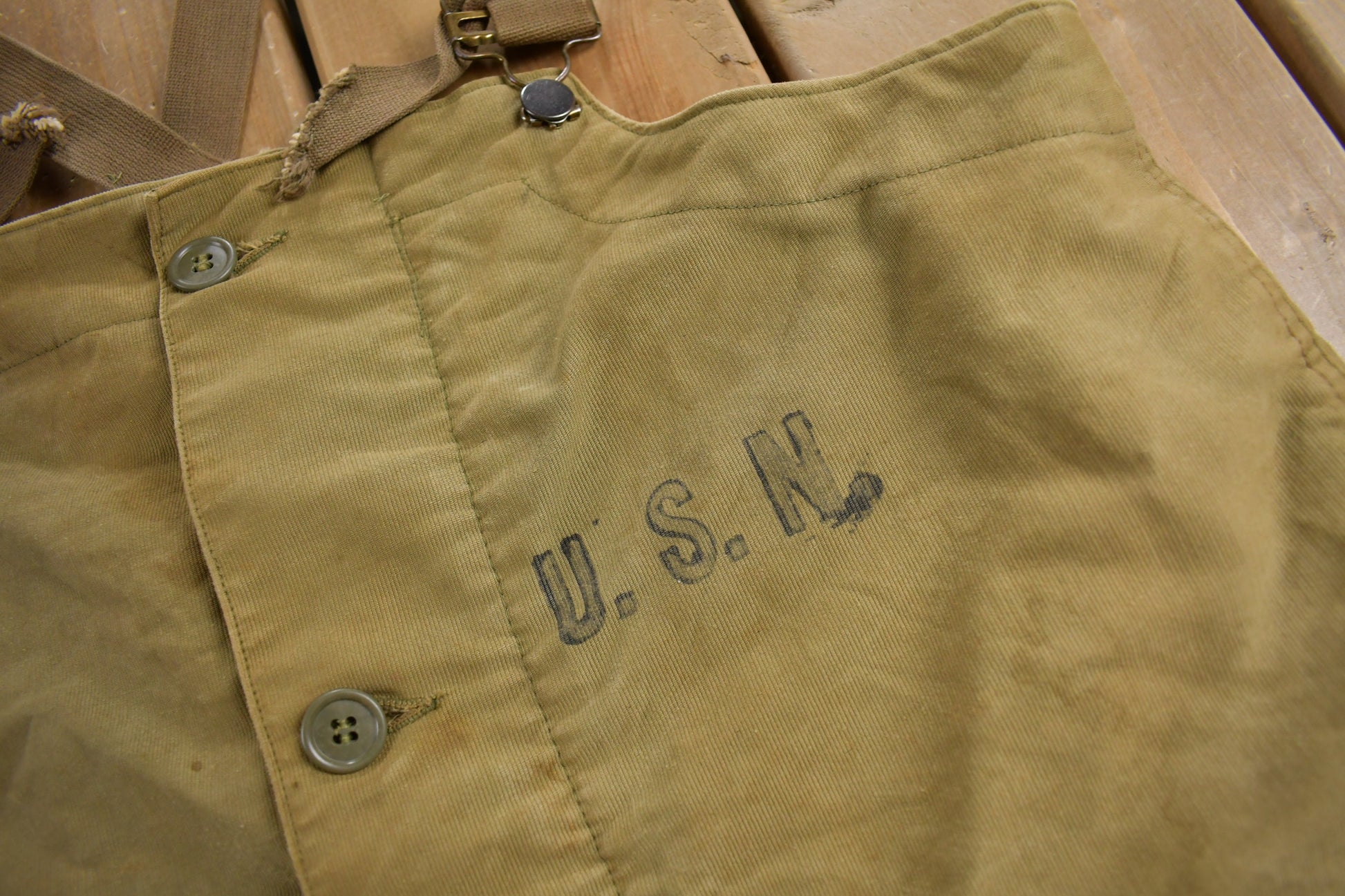 Vintage 1940s N Deck Overalls