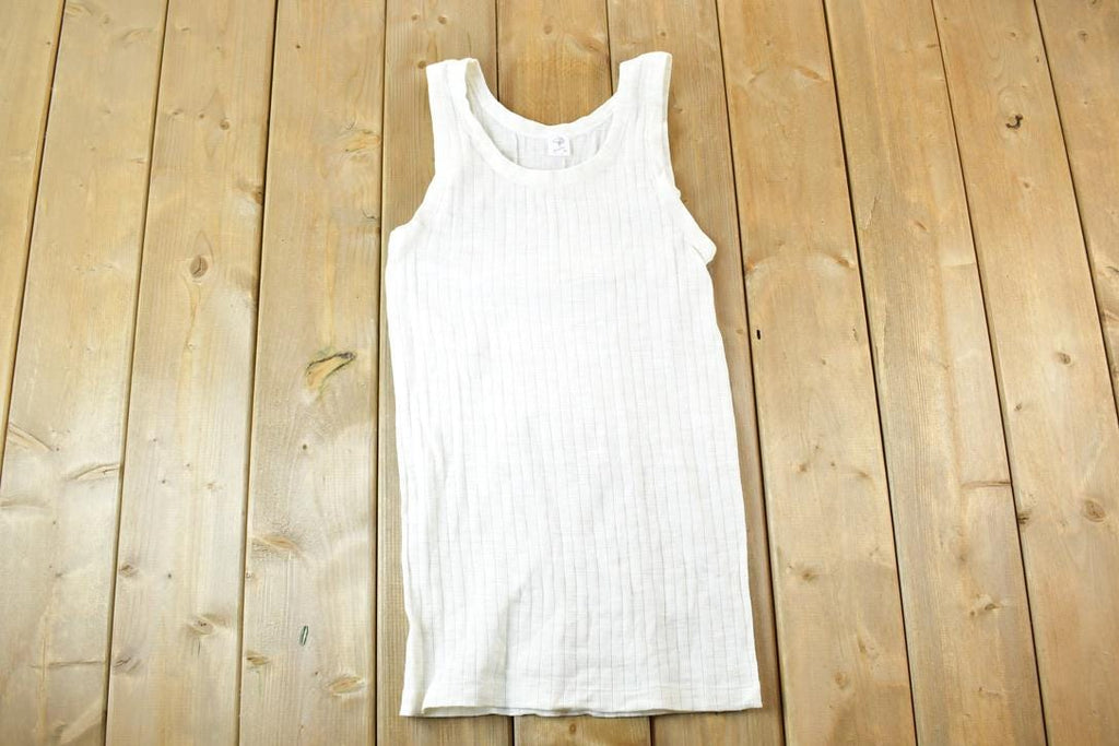 Vintage 1980s Termofana Thermal Tank Top Men's S