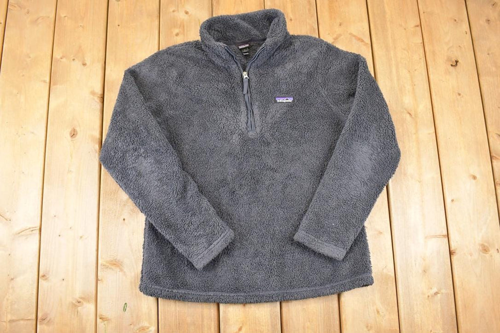 Vintage 1990s Patagonia Quarter Zip Fleece Outdoorsman Sweater Mens L