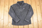 Vintage 1990s Patagonia Quarter Zip Fleece Outdoorsman Sweater Mens L