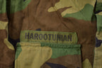 Vintage 1994s Military Woodland Camouflage Cold Weather Field Jacket