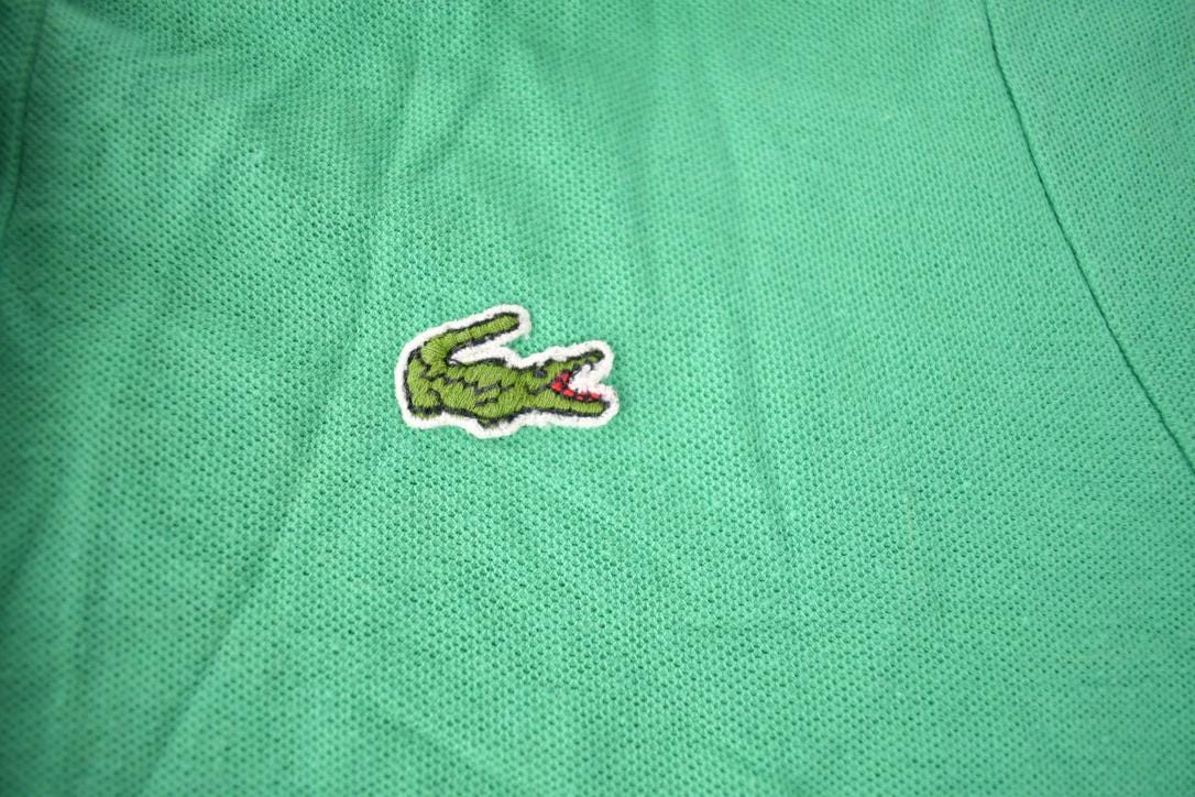 Vintage 1990s Lacoste Button Up Short Sleeve Shirt Made In USA