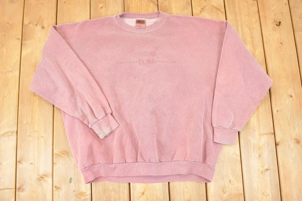Vintage 1990s Cape Cod Graphic Print Crewneck Sweatshirt Men's XL