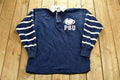 Vintage 1990's University of Penn State Collegiate Polo Sweater  Embroidered  NCAA Sweatshirt  Sportswear  Made In USA