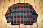 Vintage 1980s Tally-Ho Creation 100% Acrylic Knit Cardigan Sweater