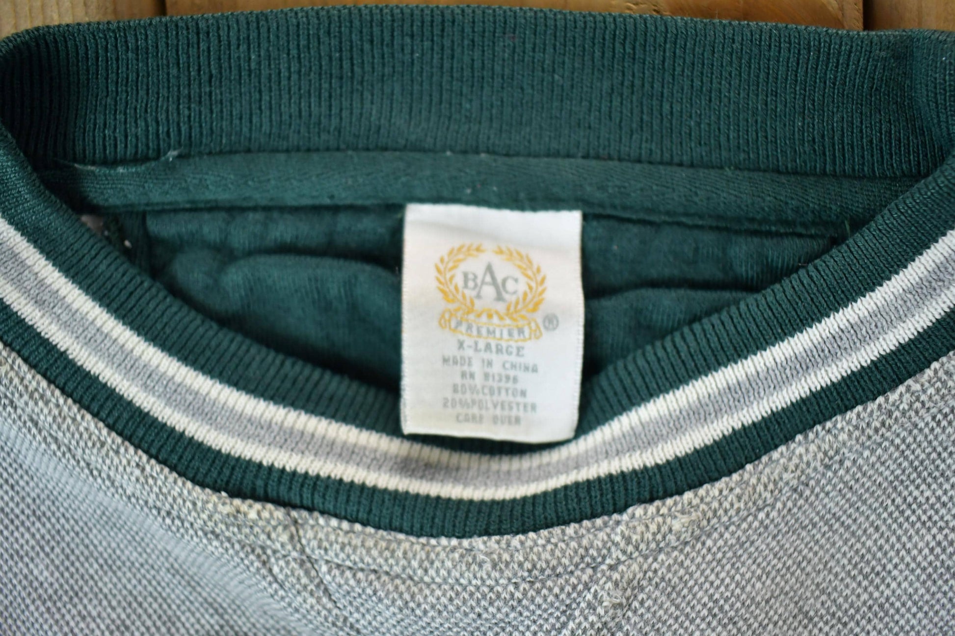 Vintage 1990s BAC Bob Heavyweight Cotton Crewneck Sweatshirt